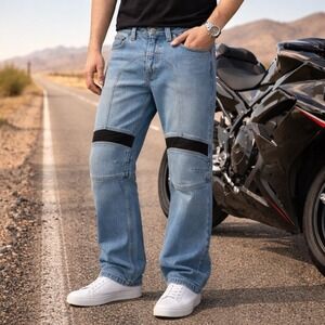 Icon Recon Jeans‎ Men Sz 30 (Fit 28x32) Asphalt Technologies Motorcycle Racing